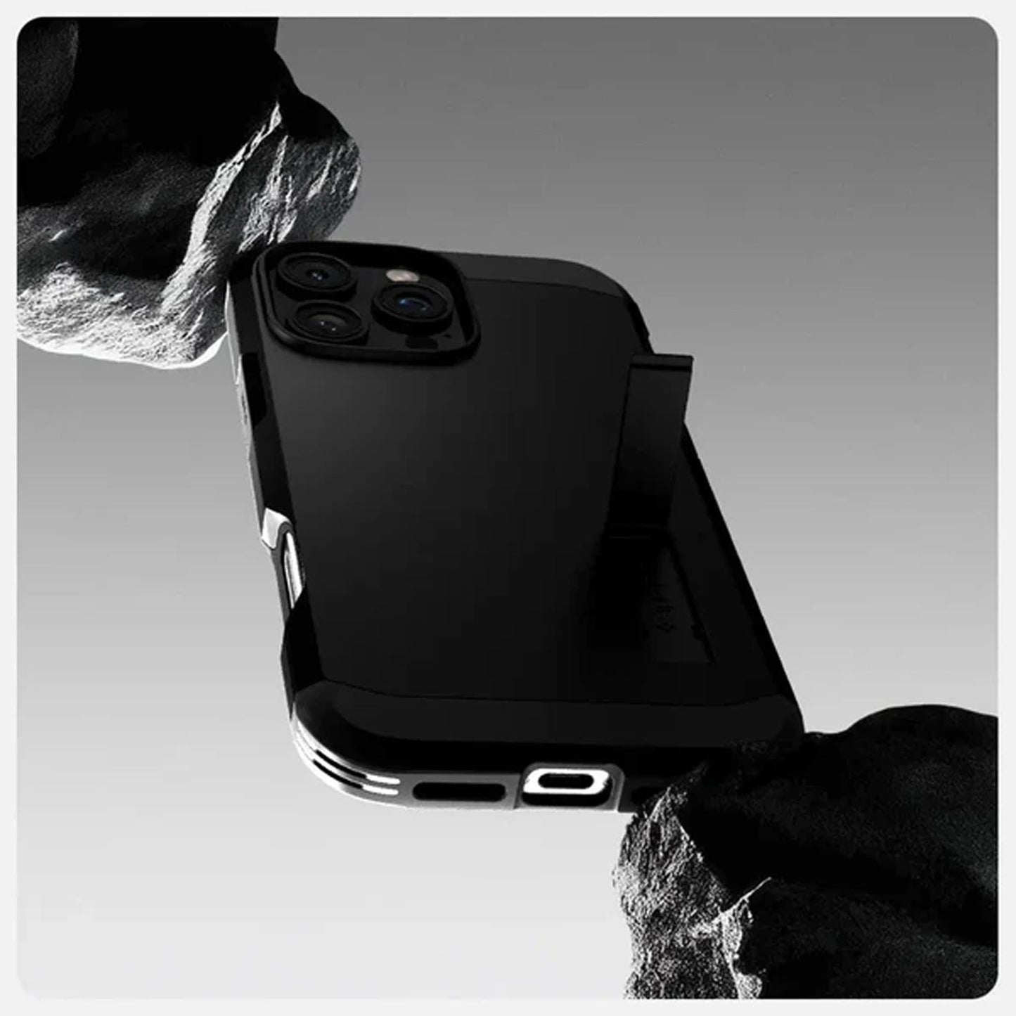 Spigen Tough Armor MagFit for iPhone 16 Series - Build-in Kickstand and MagSafe Compatible