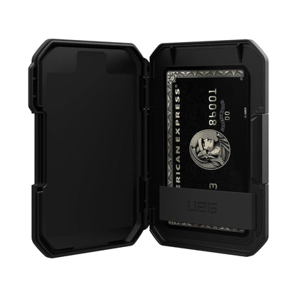 UAG Magnetic Wallet with Stand - Protects up to 3 Cards RFID Block - Black/Titanium - Forexengineer -Malaysia- 840283912191