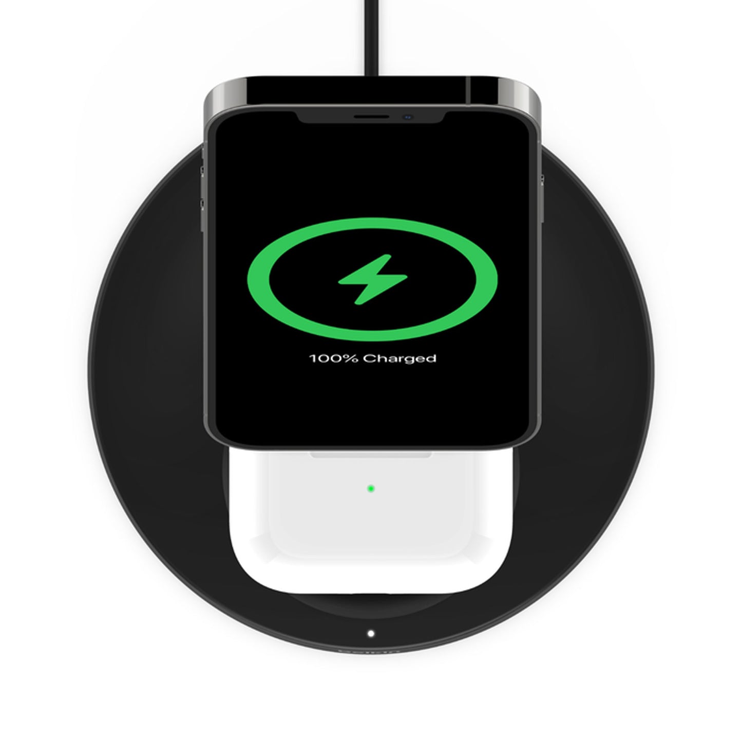 [ONLINE EXCLUSIVE] BELKIN BoostCharge Pro 2-in-1 Wireless Charger Stand with MagSafe 15W - Black