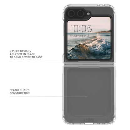 UAG Plyo Case for Samsung Galaxy Z Flip 6 - Anti-Yellowing Technology and Heavy-duty Protection - Ice - Forexengineer -Malaysia- 840283913761