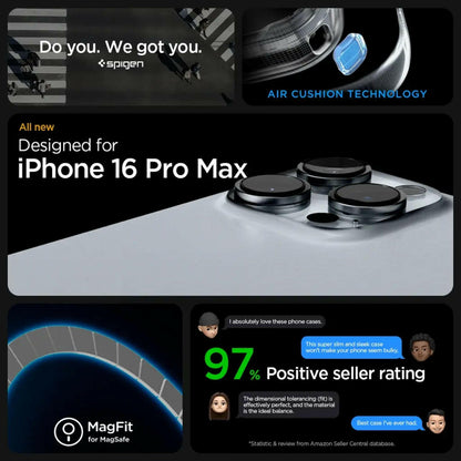 Spigen Enzo Aramid MagFit for iPhone 16 Series - MagSafe Compatible - Forexengineer -Malaysia