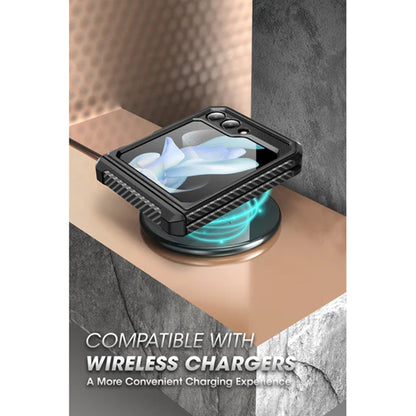 Supcase Unicorn Beetle PRO for Samsung Galaxy Z Flip 5 with Belt Clip - Black - Forexengineer -Malaysia- 843439124097