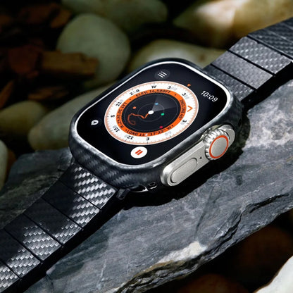PITAKA Air Case for Apple Watch 49mm / 46mm / 45mm / 41mm - Black/Grey Twill - Forexengineer -Malaysia- 6321116742474-6321116742542-7493554134544-749355417544-749355417513