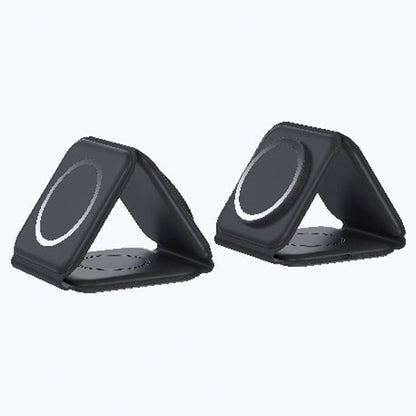 Mazer Mag Trifold 3-in-1 Foldable Wireless Charger - MagSafe and Apple Watch Charge Compatible with adapter 30W GAN - Forexengineer -Malaysia