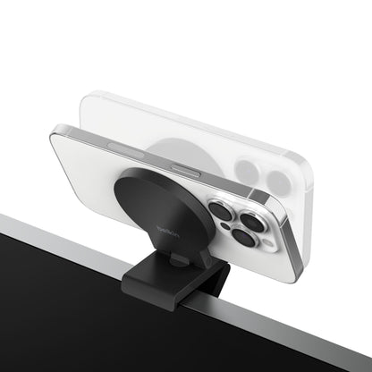 [ONLINE EXCLUSIVE] BELKIN Stage iPhone Mount with MagSafe for iMac / MacBook / Desktop / Monitor / Laptops and Tripod - Forexengineer -Malaysia- MMA007btGY