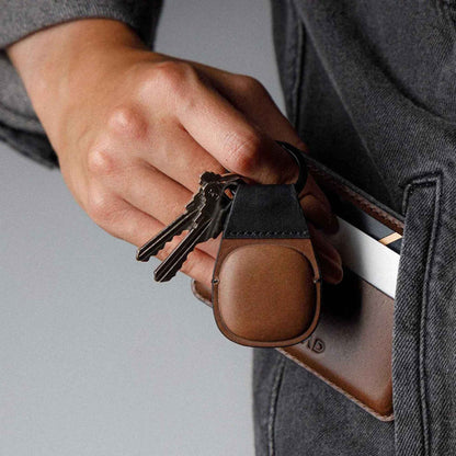 Nomad AirTag Keychain Horween Leather