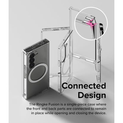 Ringke Fusion Magnetic for Samsung Galaxy Z Fold 6 - MagSafe Compatible - Clear - Forexengineer -Malaysia- 8809961786969