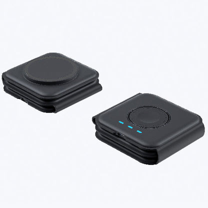 Mazer Mag Trifold 3-in-1 Foldable Wireless Charger - MagSafe and Apple Watch Charge Compatible with adapter 30W GAN - Forexengineer -Malaysia