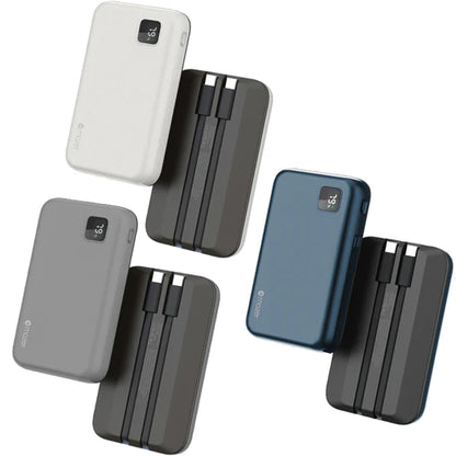 Mazer PowerCharge Link 1020 10,000mAh PD20W ( Built-in Dual USB C Cables ) Power Bank - Forexengineer -Malaysia