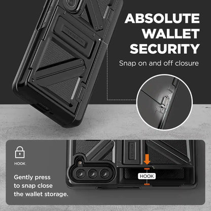[ONLINE EXCLUSIVE] VRS Design Terra Guard Ultimate Go Series for Samsung Galaxy Z Fold 5 - Matte Black - Forexengineer -Malaysia- 8809919628938