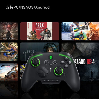 Black Shark Green Ghost Gamepad 1000Hz Polling Rate with RGB Light Joystick - Forexengineer -Malaysia- 6975498360322