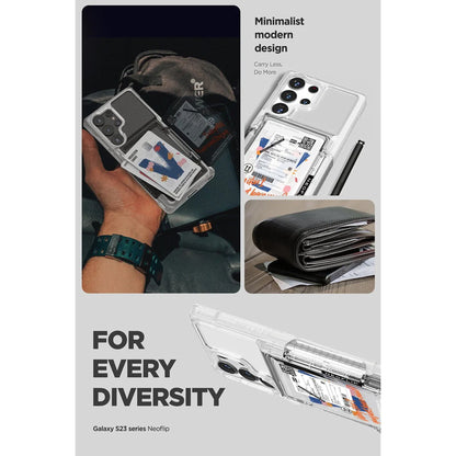[ONLINE EXCLUSIVE] VRS Design NeoFlip Travel Card Slot for Samsung Galaxy S23 Ultra - Holds up to 3 Cards - Forexengineer -Malaysia- 8809919620680-8809919620673-8809919620659-8809919620666
