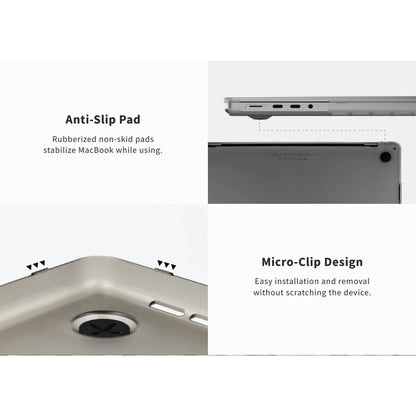 SwitchEasy Nude Case for Macbook Air 15" ( 2023 ) - Transparent - Forexengineer -Malaysia- 4895241119071