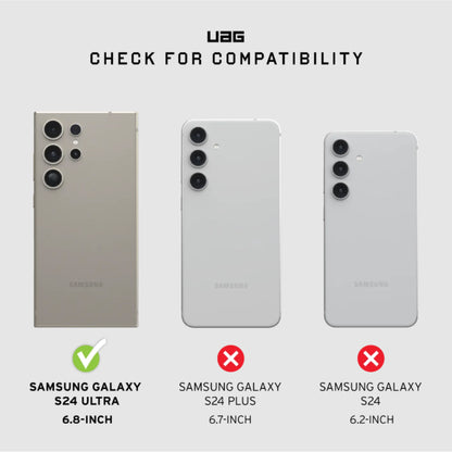 UAG Pathfinder for Samsung Galaxy S24 Ultra - WITHOUT Built-in Magnetic Module - Black - Forexengineer -Malaysia- 840283912535