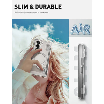 i-Blason Cosmo Pro Case with Built-in Tempered Glass Screen Protector and S Pen Holder for Samsung Galaxy Z Fold 6 - Clear - Forexengineer -Malaysia- 843439147591