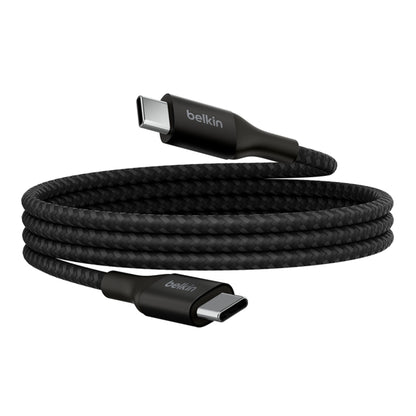 [ONLINE EXCLUSIVE] BELKIN BoostCharge USB-C to USB-C 240W PD3.1 480 Mbps Braided Cable - Forexengineer -Malaysia- 745883859047-745883859061-745883859054-CAB015BT2MWH