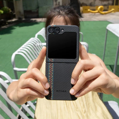 PITAKA MagEZ Case 3 for Samsung Galaxy Z Flip 5 - Forexengineer -Malaysia- 7493554146110-749355414628