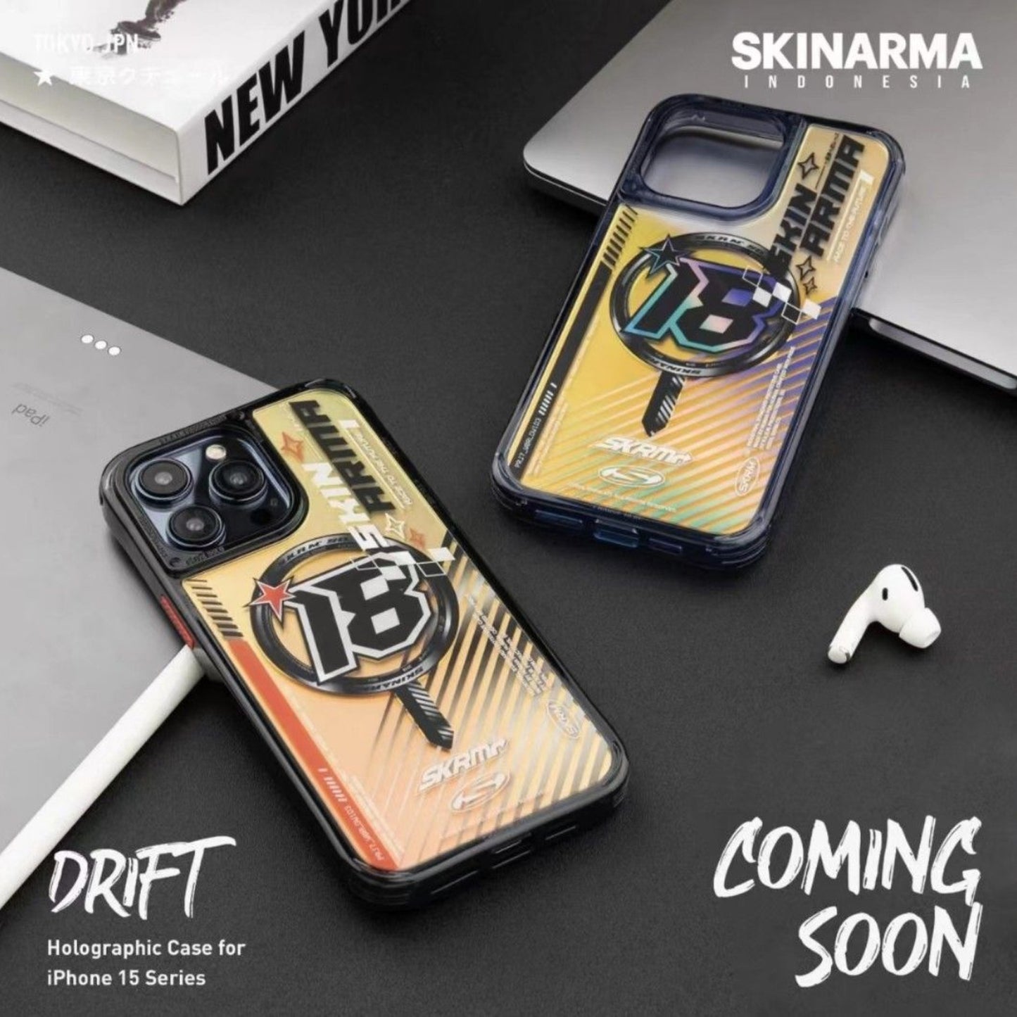 Skinarma Drift for iPhone 15 Series - MagSafe Compatible with Lanyard Loops