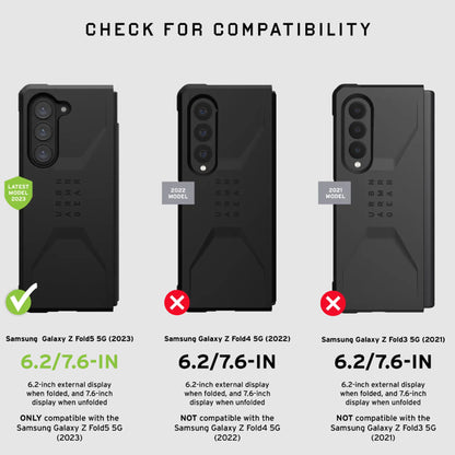 UAG Plyo PRO for Samsung Galaxy Z Fold 5 - Magsafe Compatible - Forexengineer -Malaysia- 840283908958-840283908927-840283908965