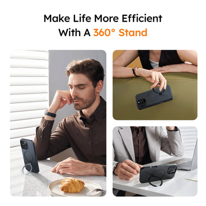 TORRAS 360° Spin Stand MagSafe Case for iPhone 16 Pro Max - Magsafe Compatible - Forexengineer -Malaysia