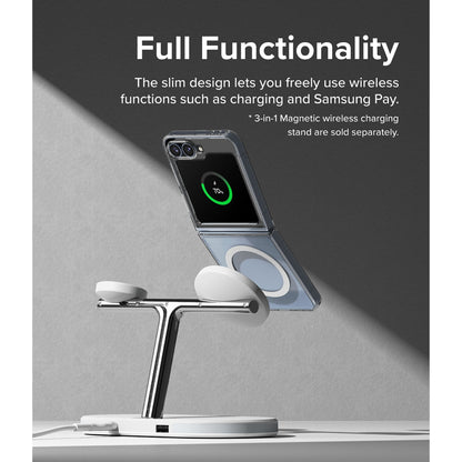 Ringke Fusion Magnetic for Samsung Galaxy Z Flip 6 - MagSafe Compatible - Clear - Forexengineer -Malaysia- 8809961787034