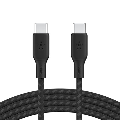 [ONLINE EXCLUSIVE] BELKIN BoostCharge USB-C to USB-C 100W USB 2.0 480 Mbps Braided Cable - Forexengineer -Malaysia- CAB014BT2MBK-745883842117