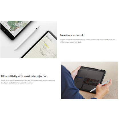 UNIQ Pixo Lite Magnetic Stylus Pen with Tilt Sensitivity and Wireless Charging for iPad - Forexengineer -Malaysia- 8886463684726-8886463684740