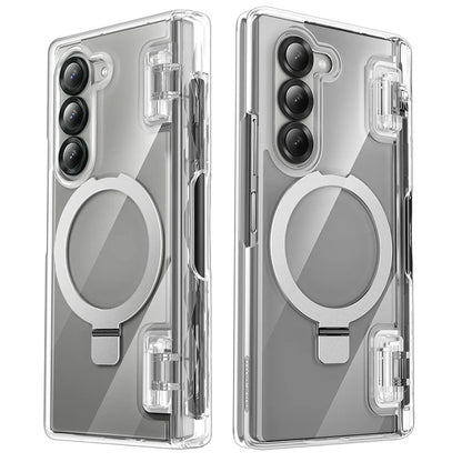 i-Blason Cosmo Pro Case with Built-in Tempered Glass Screen Protector and S Pen Holder for Samsung Galaxy Z Fold 6 - Clear - Forexengineer -Malaysia- 843439147591