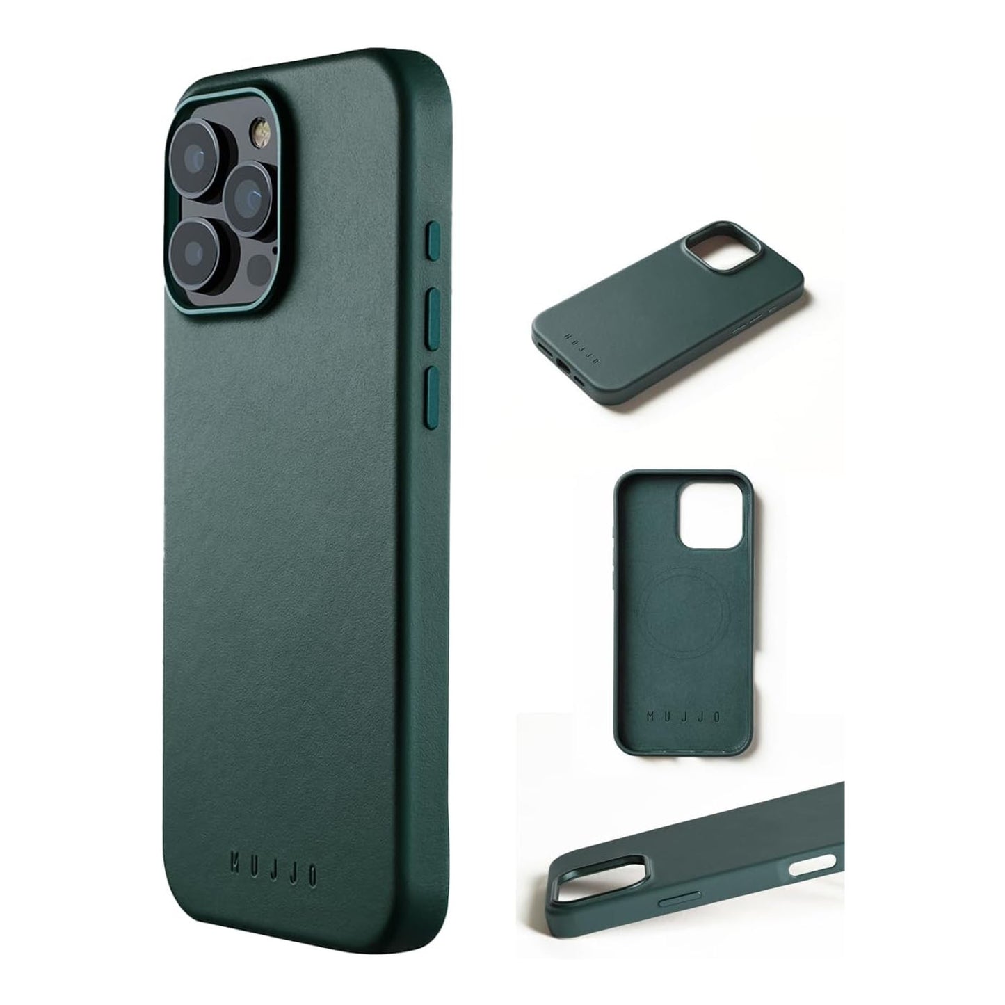 MUJJO Full Leather Case for iPhone 16 Series - Magsafe Compatible