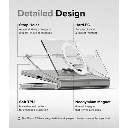 Ringke Fusion Magnetic for Samsung Galaxy Z Fold 6 - MagSafe Compatible - Clear - Forexengineer -Malaysia- 8809961786969