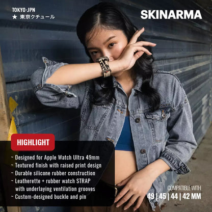 SKINARMA Spunk Strap for Apple Watch 49mm / 45mm / 44mm / 42mm - Forexengineer -Malaysia- 8886461243604-8886461243611-8886461243628