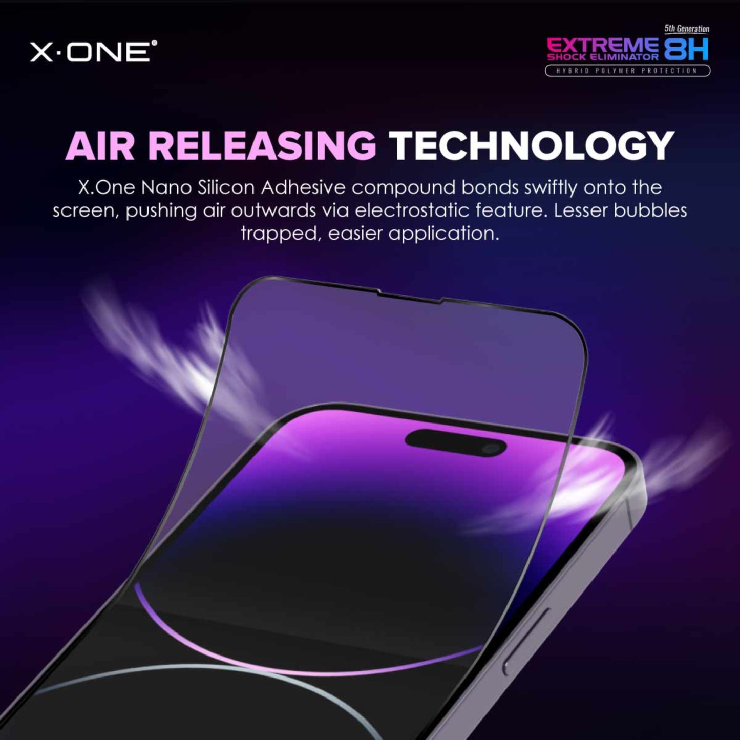 X.One Extreme Shock Eliminator 8H ( 5th Generation ) for iPhone 15 Series - Clear HD