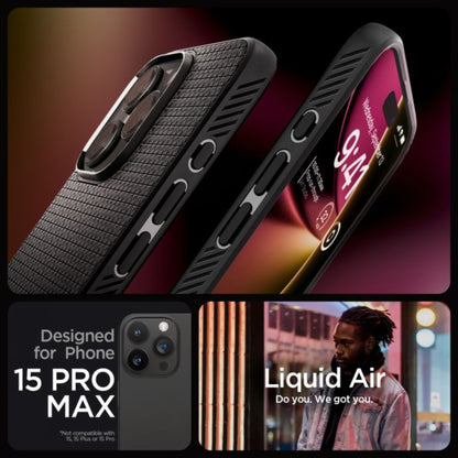 Spigen Liquid Air for iPhone 15 Series - Slim and Grip-friendly - Forexengineer -Malaysia- 8809896749114-8809896750356-8809896749893-8809896751117-8809896749121-8809896750363-8809896751124-8809896749138-8809896750370-8809896749916