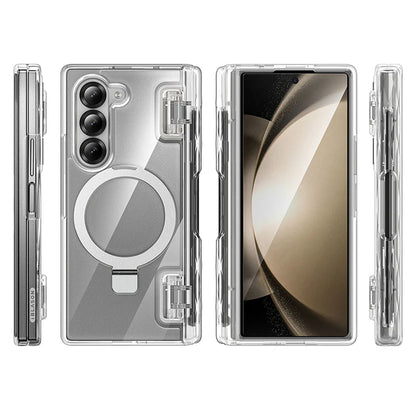 i-Blason Cosmo Pro Case with Built-in Tempered Glass Screen Protector and S Pen Holder for Samsung Galaxy Z Fold 6 - Clear - Forexengineer -Malaysia- 843439147591