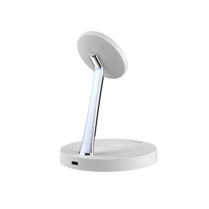 SwitchEasy MagPower 2-in-1 Magnetic Wireless Charger (15W) - White - Forexengineer -Malaysia- 4895241113208