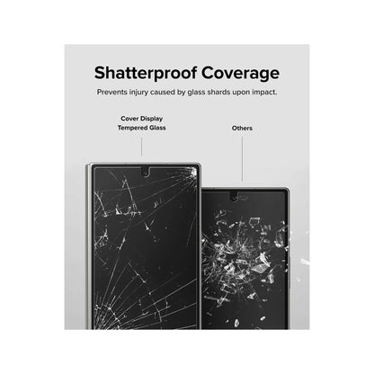 [2 PACK] Ringke Cover Display Tempered Glass for Samsung Galaxy Z Fold 6 - Clear - Forexengineer -Malaysia- 8809961786983