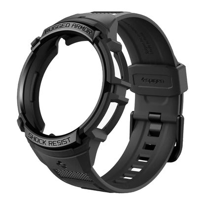[ Case and Band ] Spigen Rugged Armor Pro for Samsung Watch - Black - Forexengineer -Malaysia- 8809896748018-8809896748049-8809896748117-8809811867268-8809811868197-8809811868241-8809896748070