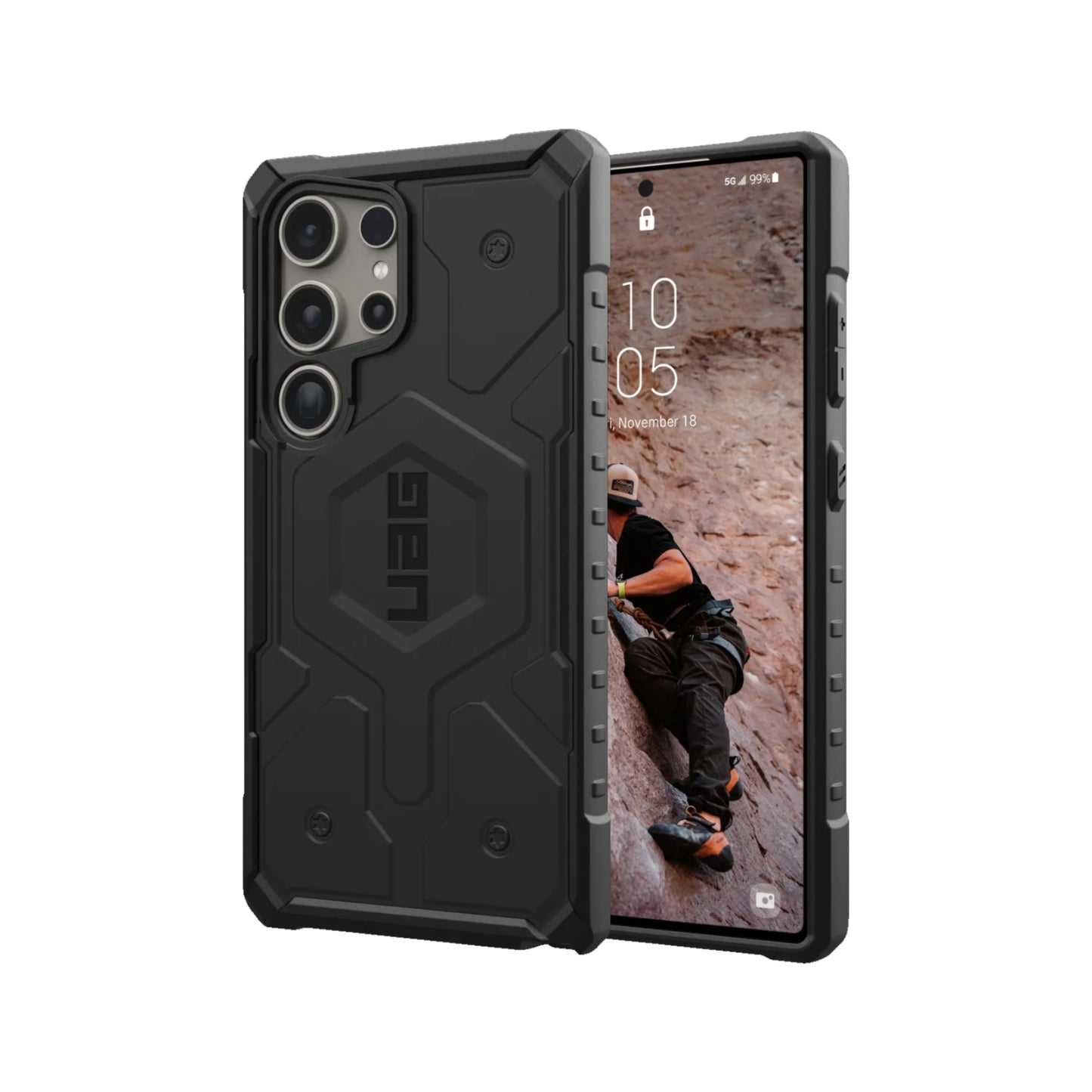 UAG Pathfinder for Samsung Galaxy S24 Ultra - WITHOUT Built-in Magnetic Module - Black