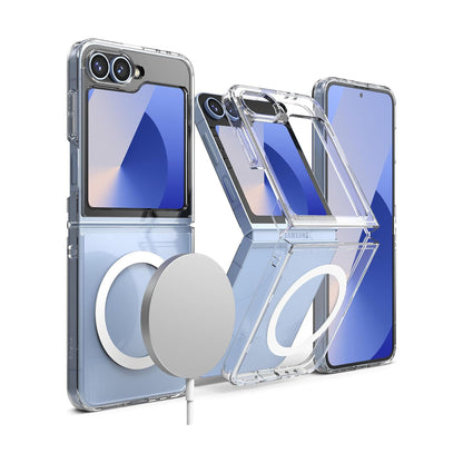 Ringke Fusion Magnetic for Samsung Galaxy Z Flip 6 - MagSafe Compatible - Clear - Forexengineer -Malaysia- 8809961787034