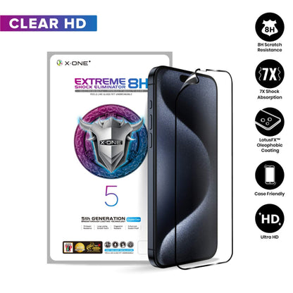 X.One Extreme Shock Eliminator 8H ( 5th Generation ) for iPhone 15 Series - Clear HD - Forexengineer -Malaysia- 866845678457-86684567844-866845678458-86684567856-866845678459-86684567874-866845678460-86684567886