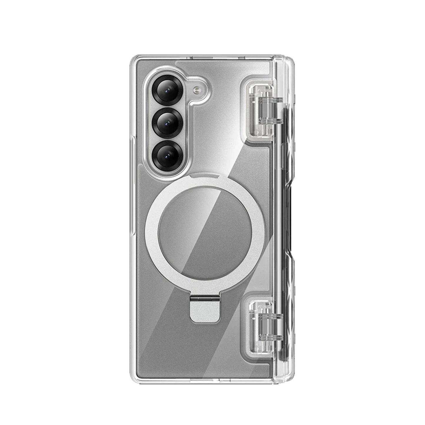 i-Blason Cosmo Pro Case with Built-in Tempered Glass Screen Protector and S Pen Holder for Samsung Galaxy Z Fold 6 - Clear