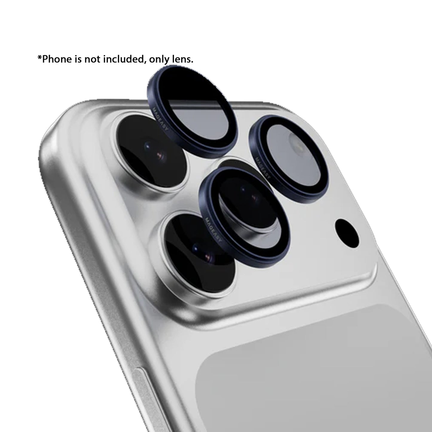 MAGEASY Lenz Sapphire Camera Lens Protector for iPhone 17 Pro Max / 17 Pro