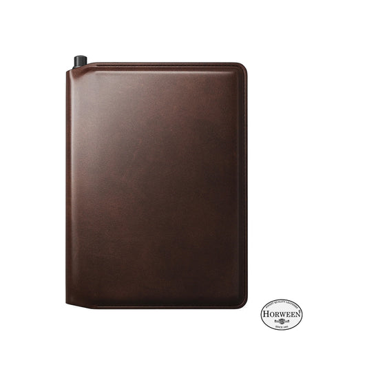 NOMAD Passport Wallet Pen Edition Horween Leather - 4 Card Slots and 3 Larger Compartments