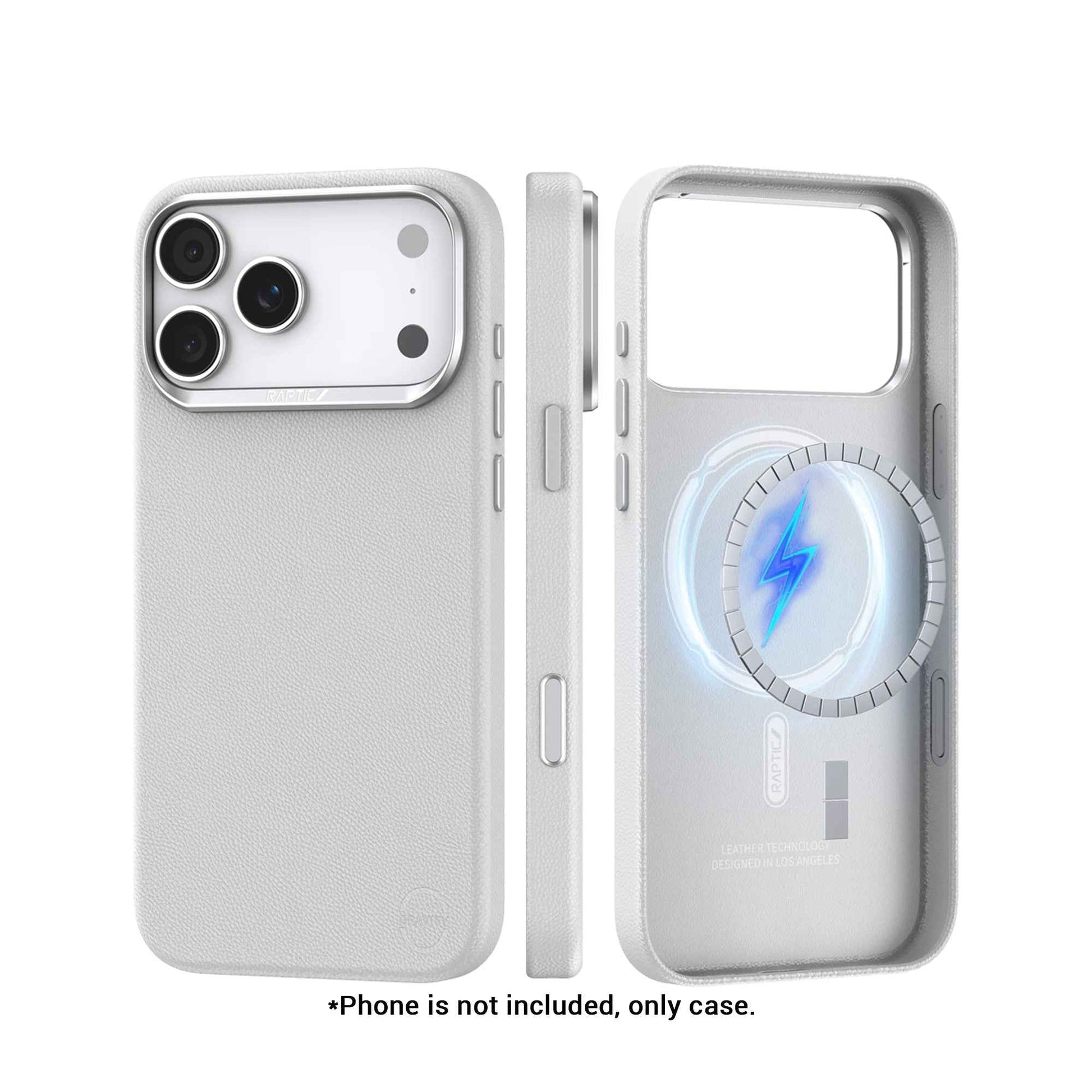 Raptic Urban Nano Magsafe for iPhone 17 Pro Max / 17 Pro - Vegan Faux Leather with Covered Camera Control Button