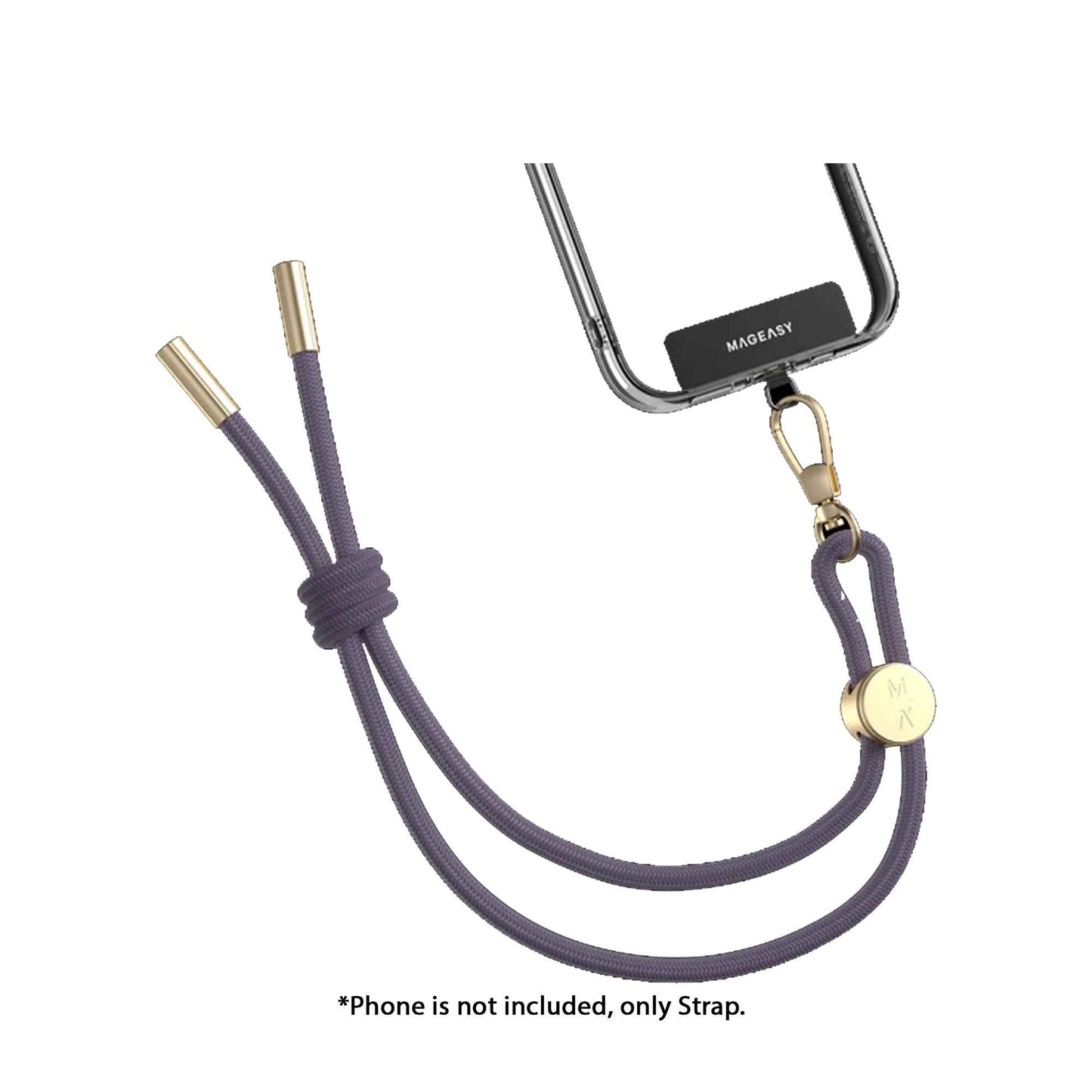 MAGEASY 6mm Wrist Strap + Strap Card - Cord Lock Design