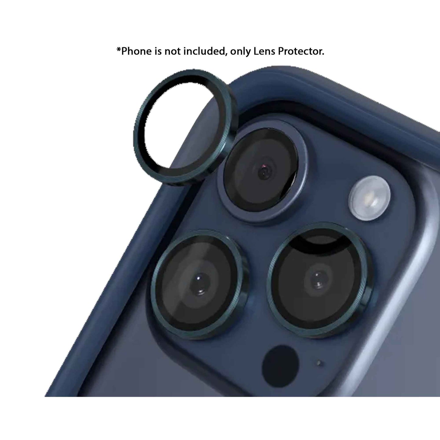 Rhinoshield Lens Protector for iPhone 15 Series - 9H Tempered Glass Lens Protector