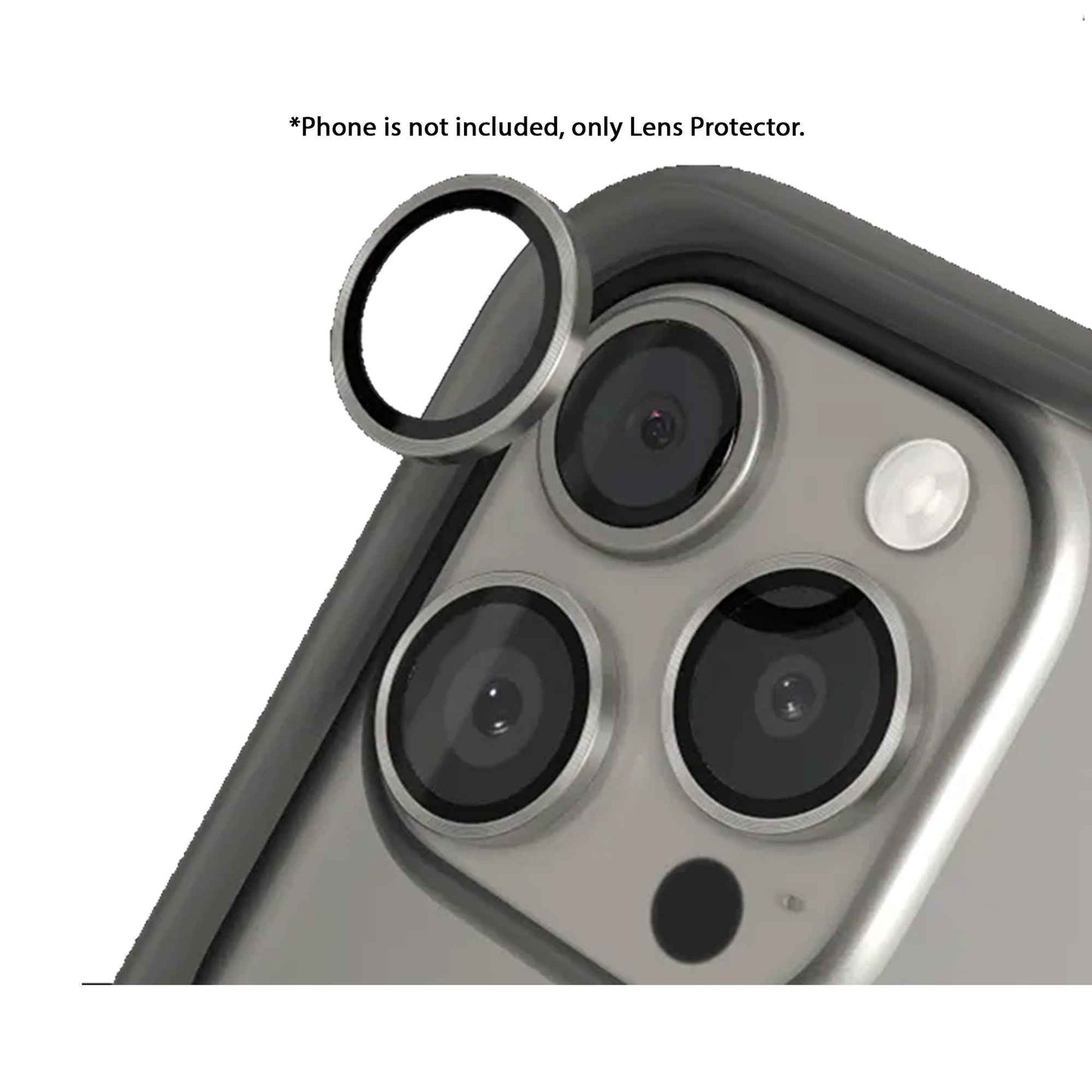 Rhinoshield Lens Protector for iPhone 15 Series - 9H Tempered Glass Lens Protector