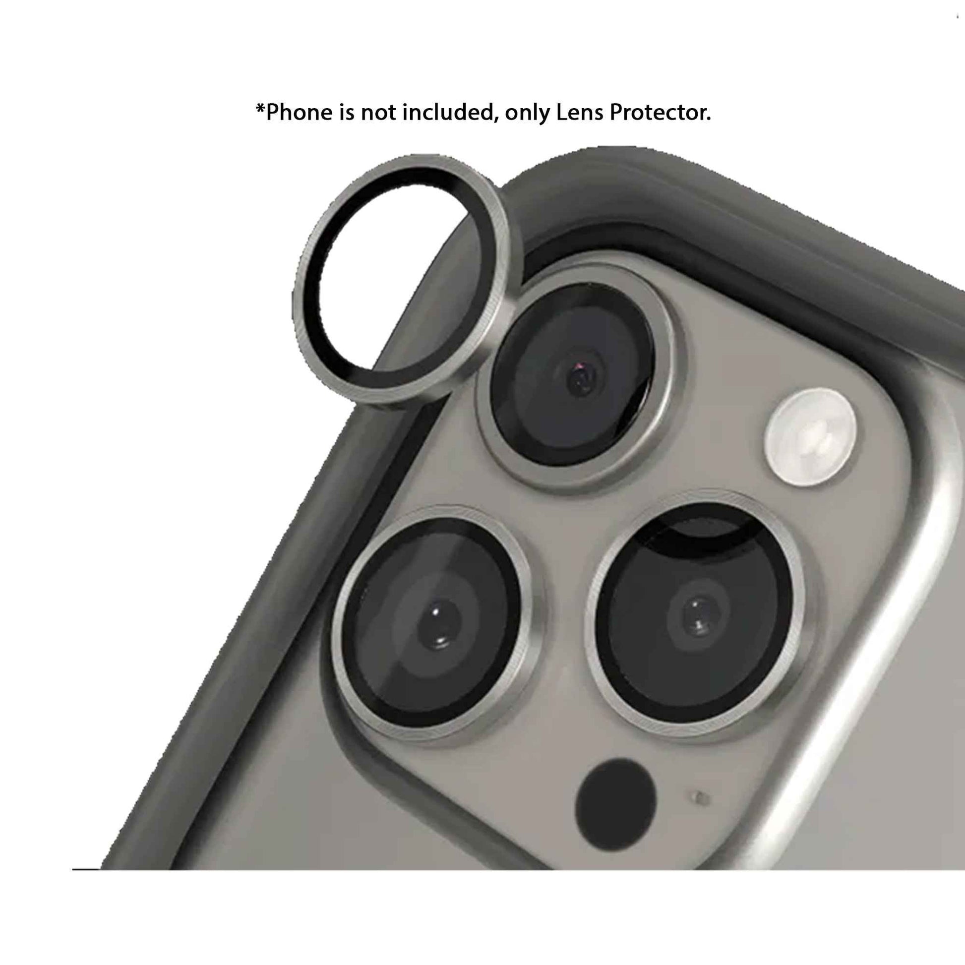 Rhinoshield Lens Protector for iPhone 15 Series - 9H Tempered Glass Lens Protector