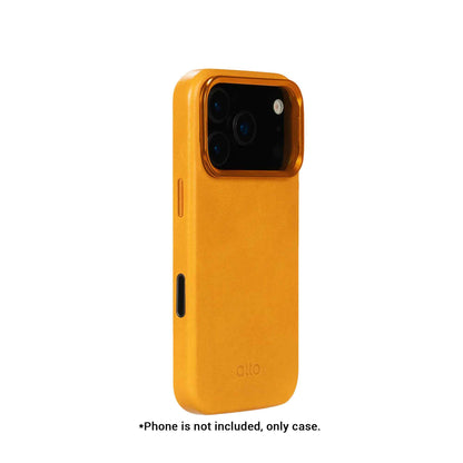 Alto Uplop Magnetic Stand Leather Case for iPhone 17 Pro Max / 17 Pro - Italian Full-Grain Leather with Military Grade Drop Protection