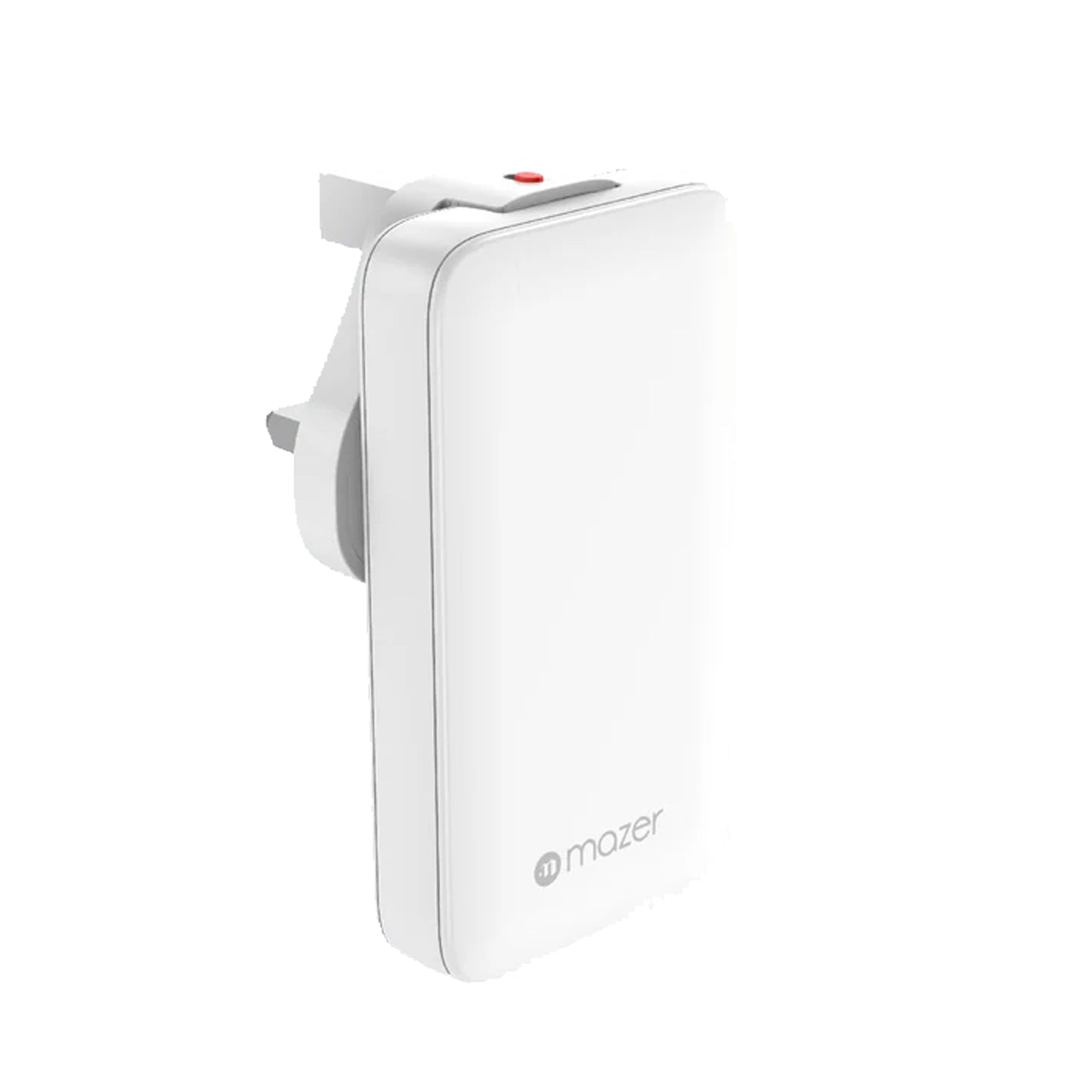 Mazer GaNPrestige Slim 65W GaN Wall Charger With Travel Pins 2 Ports ( 1 USB-C Port + 1 USB-A )